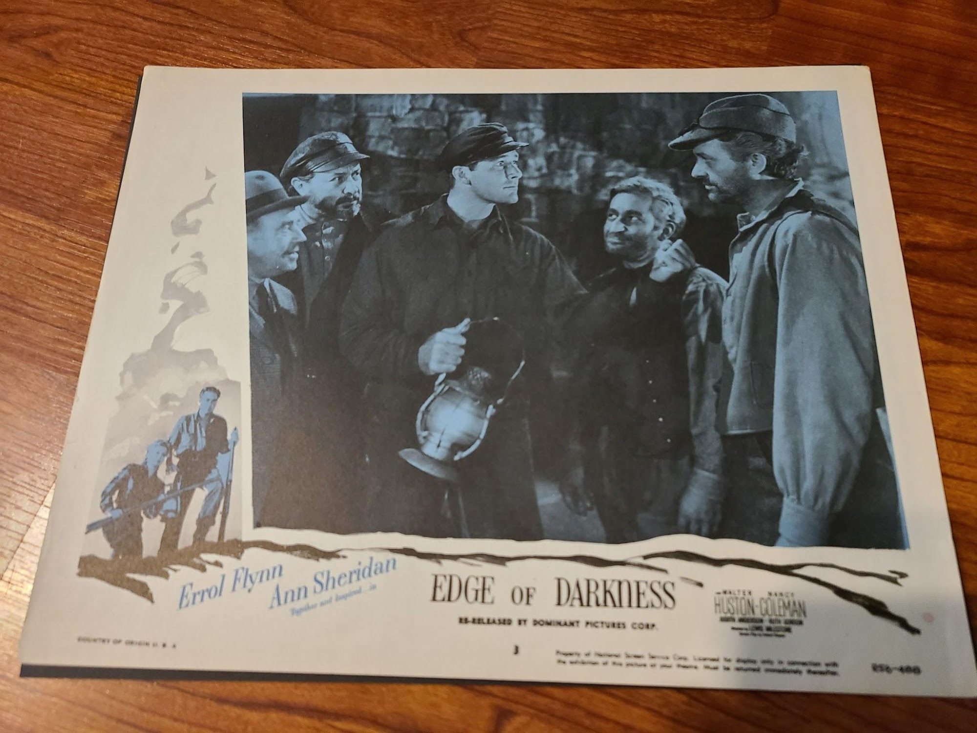 Edge Of Darkness 1943 Military/Aviation Lobby Cards