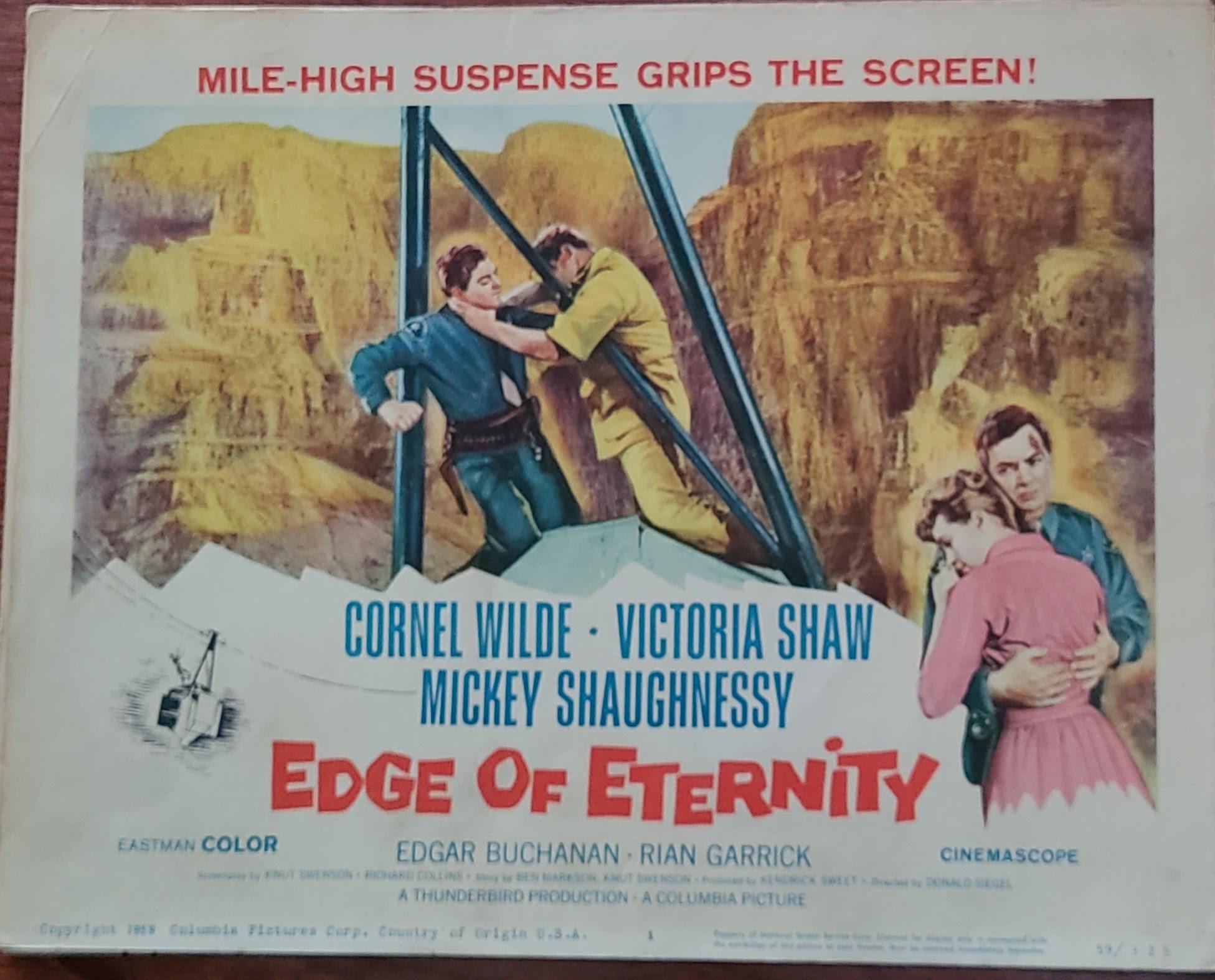 Edge Of Eternity 1959 Title Cards