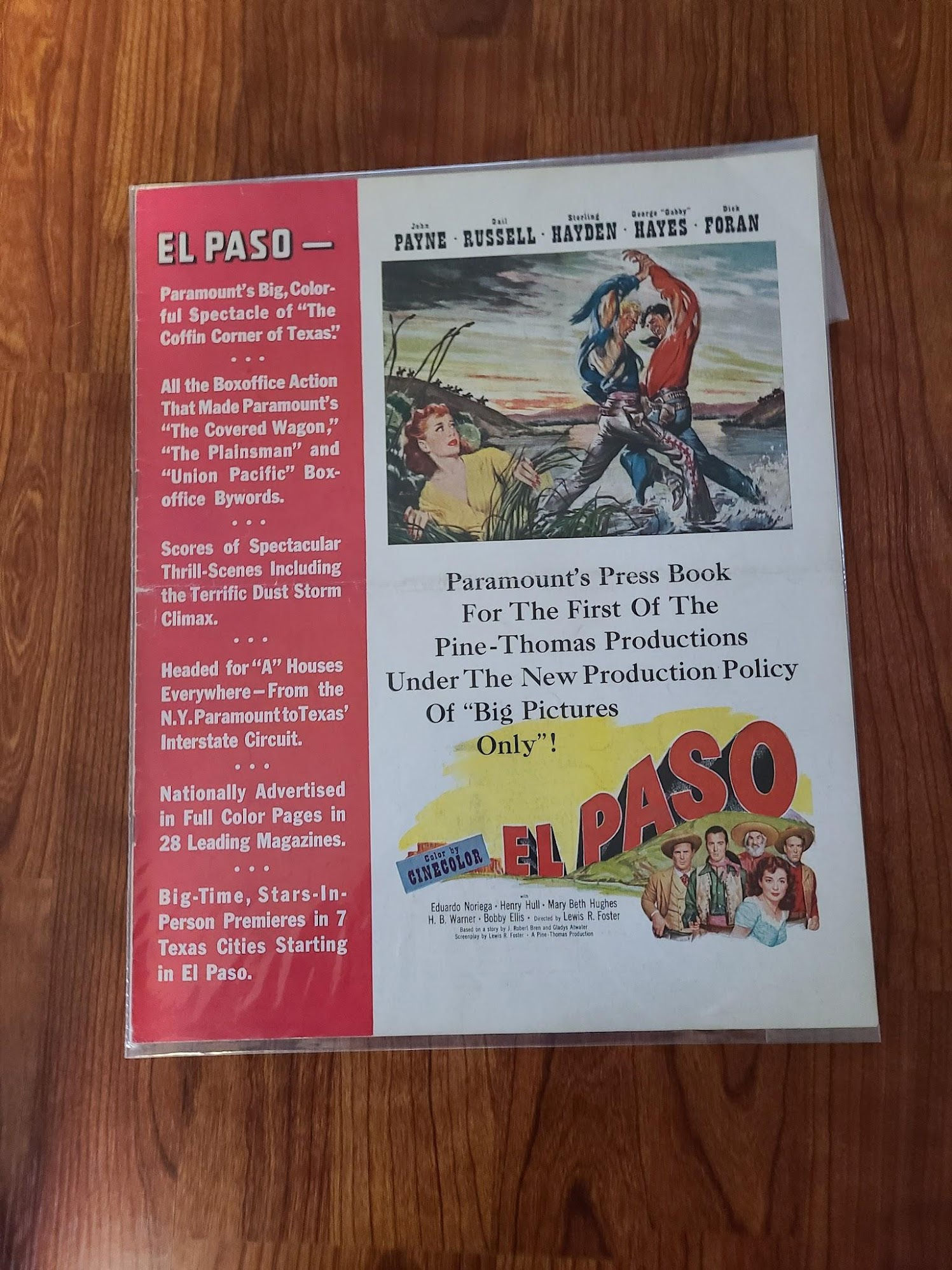El Paso 1949 Press Books