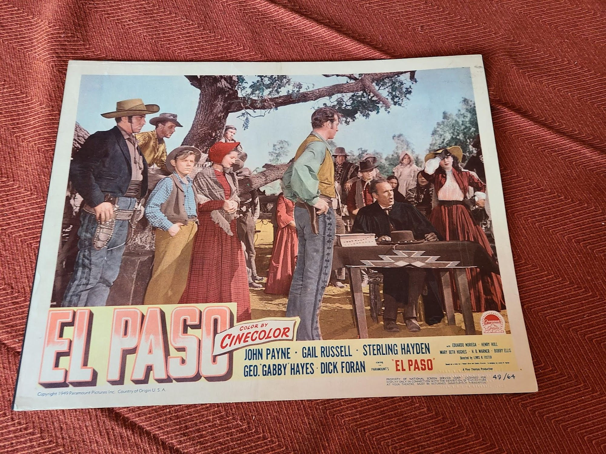 El Paso 1949 Western Lobby Cards