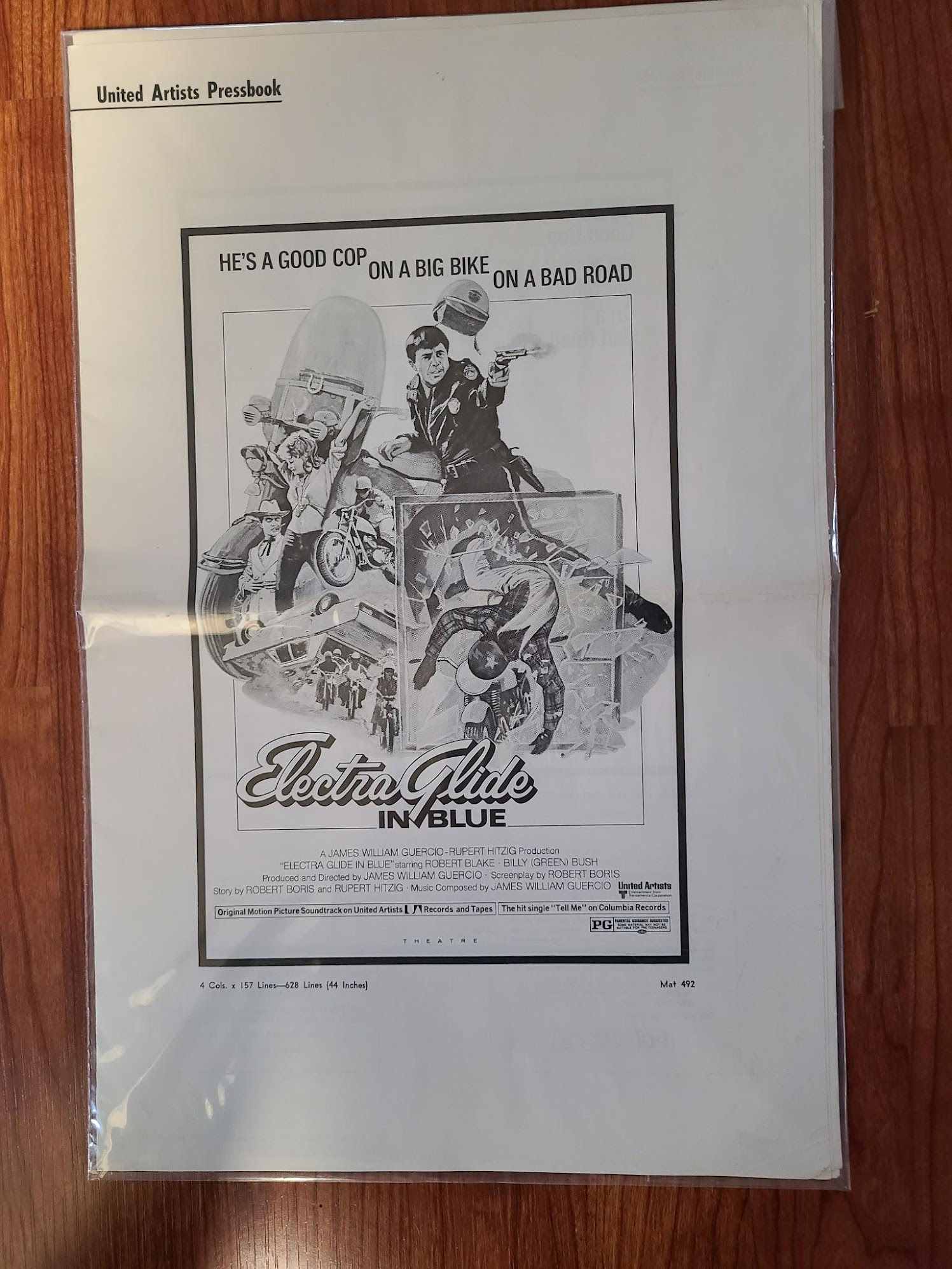 Electra Glide In Blue 1973 Press Books