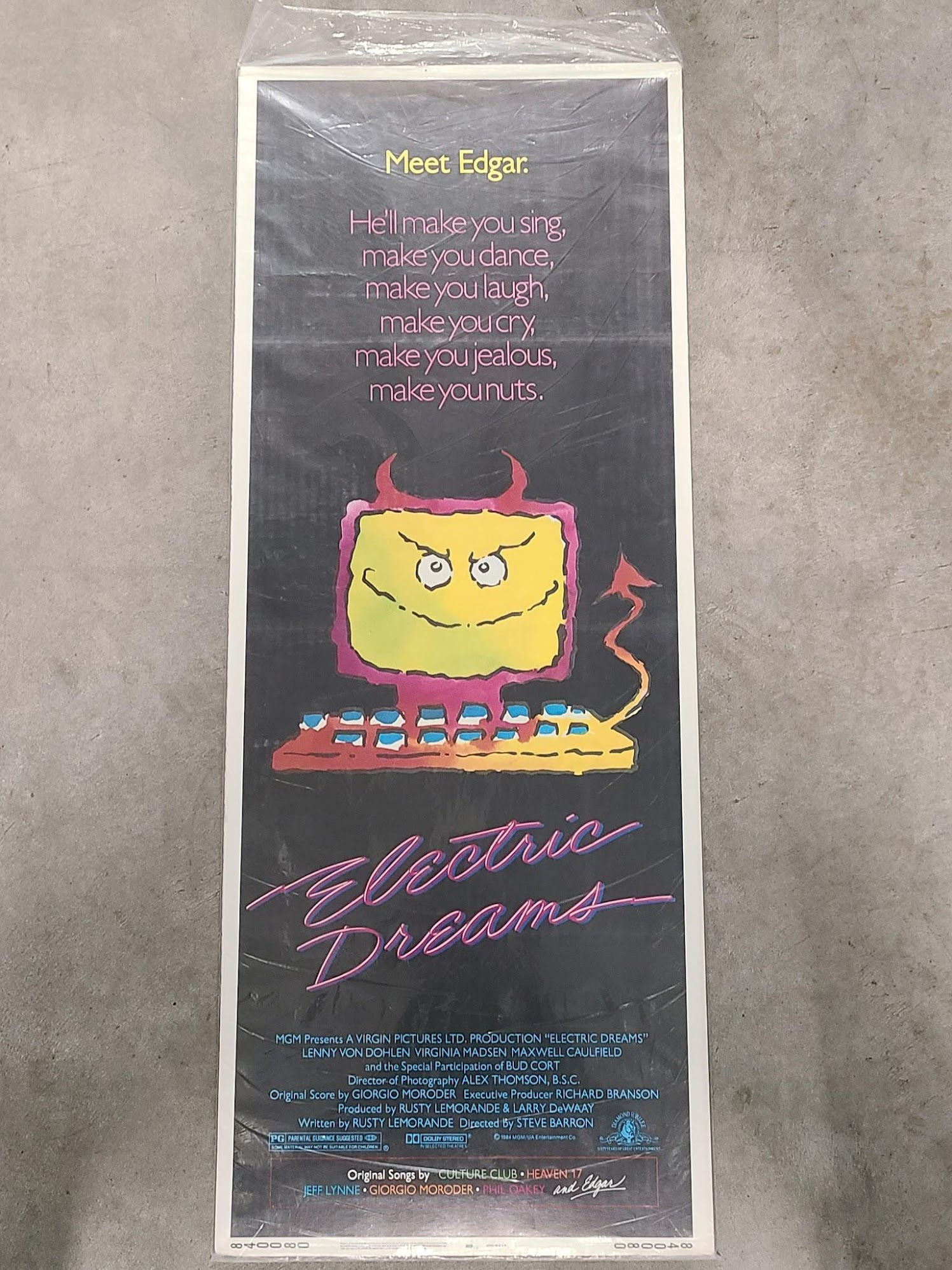 Electric Dreams 1984 Inserts