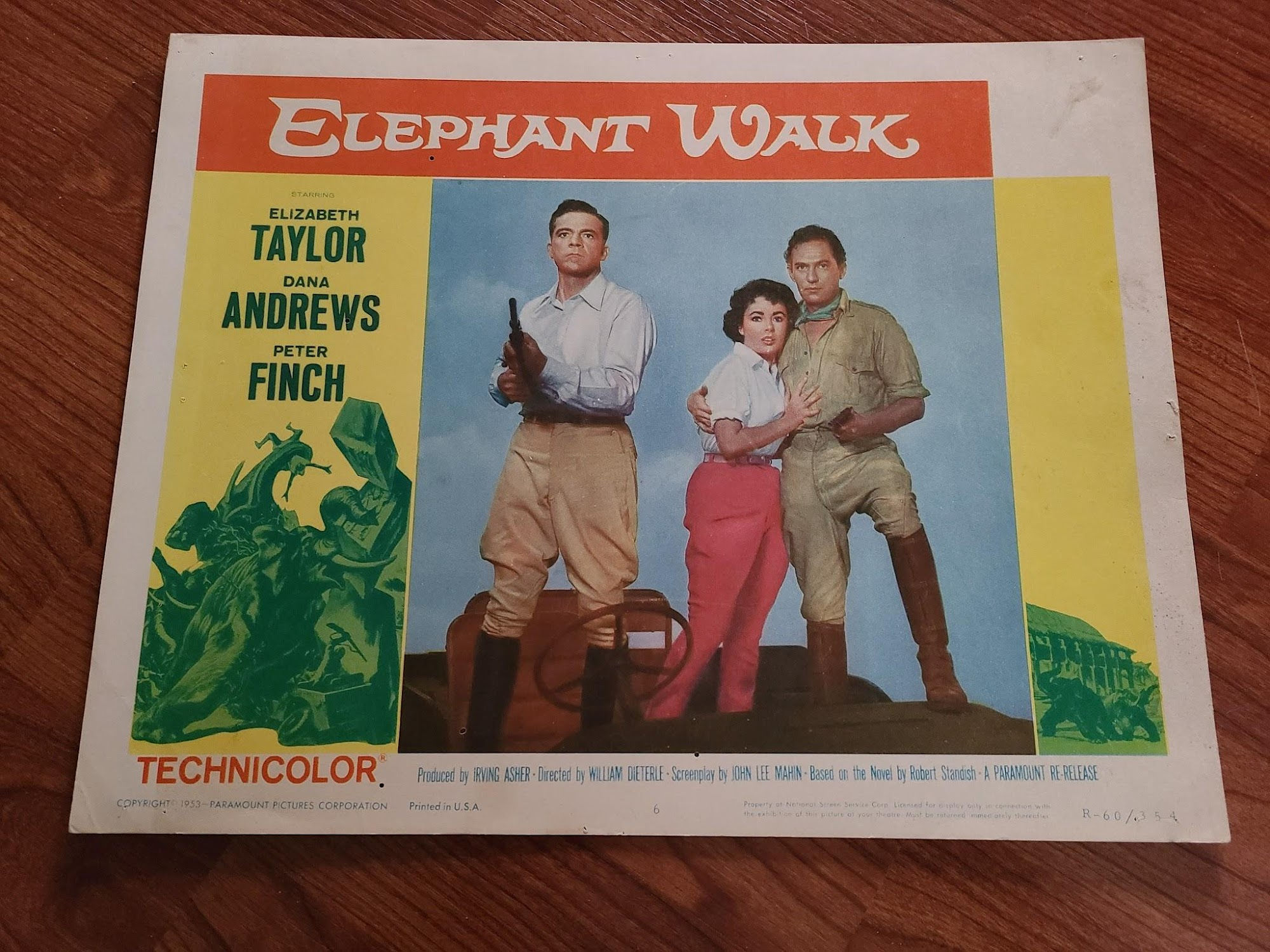 Elephant Walk 1954 General Lobby Cards