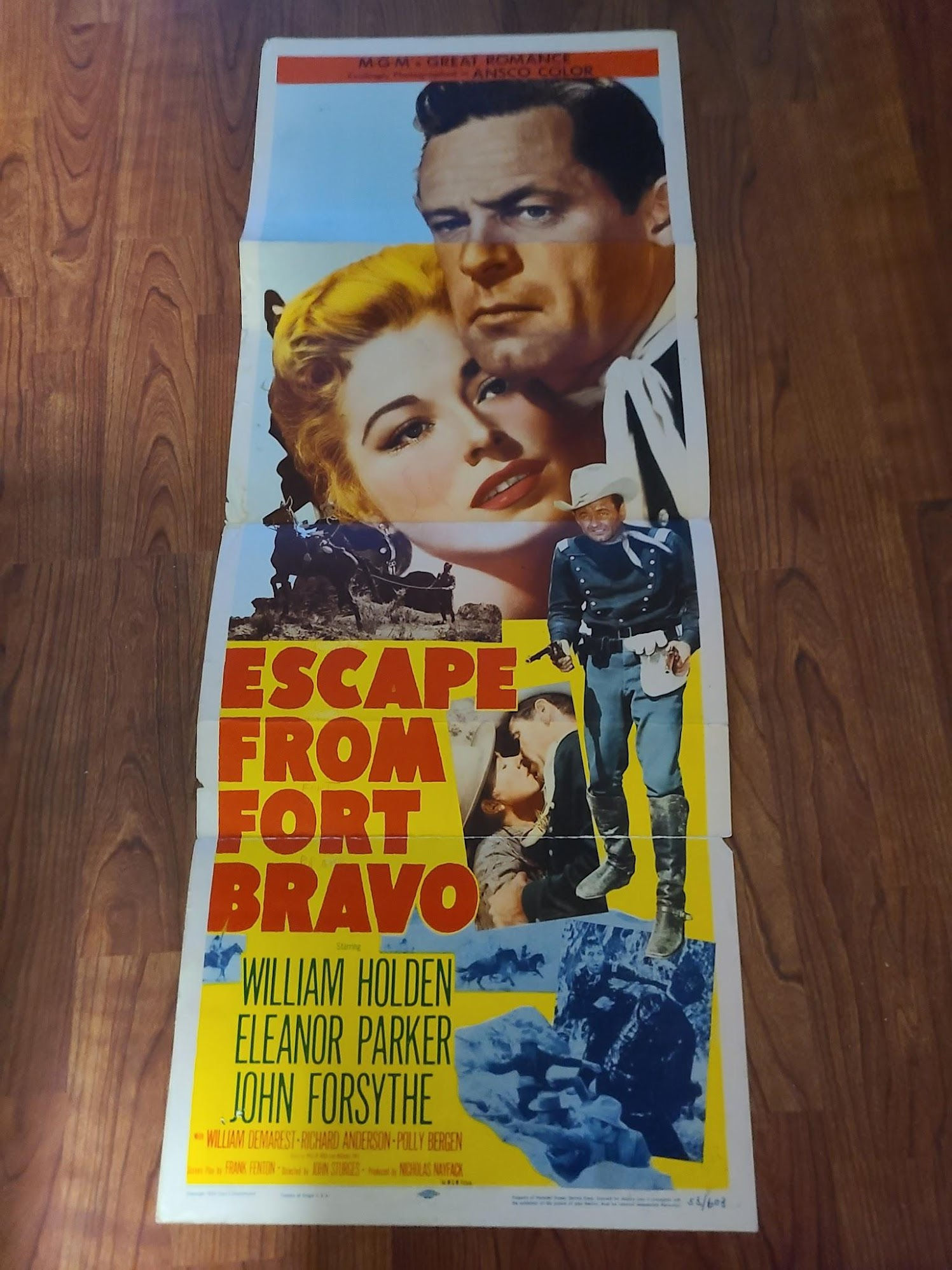 Escape From Fort Bravo 1953 Inserts