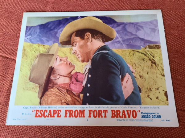 Escape From Fort Bravo 1953 Western Lobby Cards