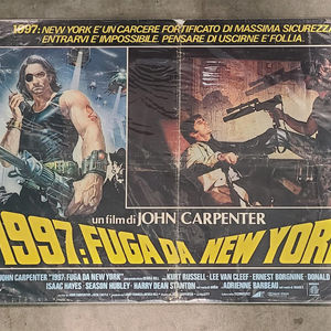 Escape From New York 1981 Fotobusta