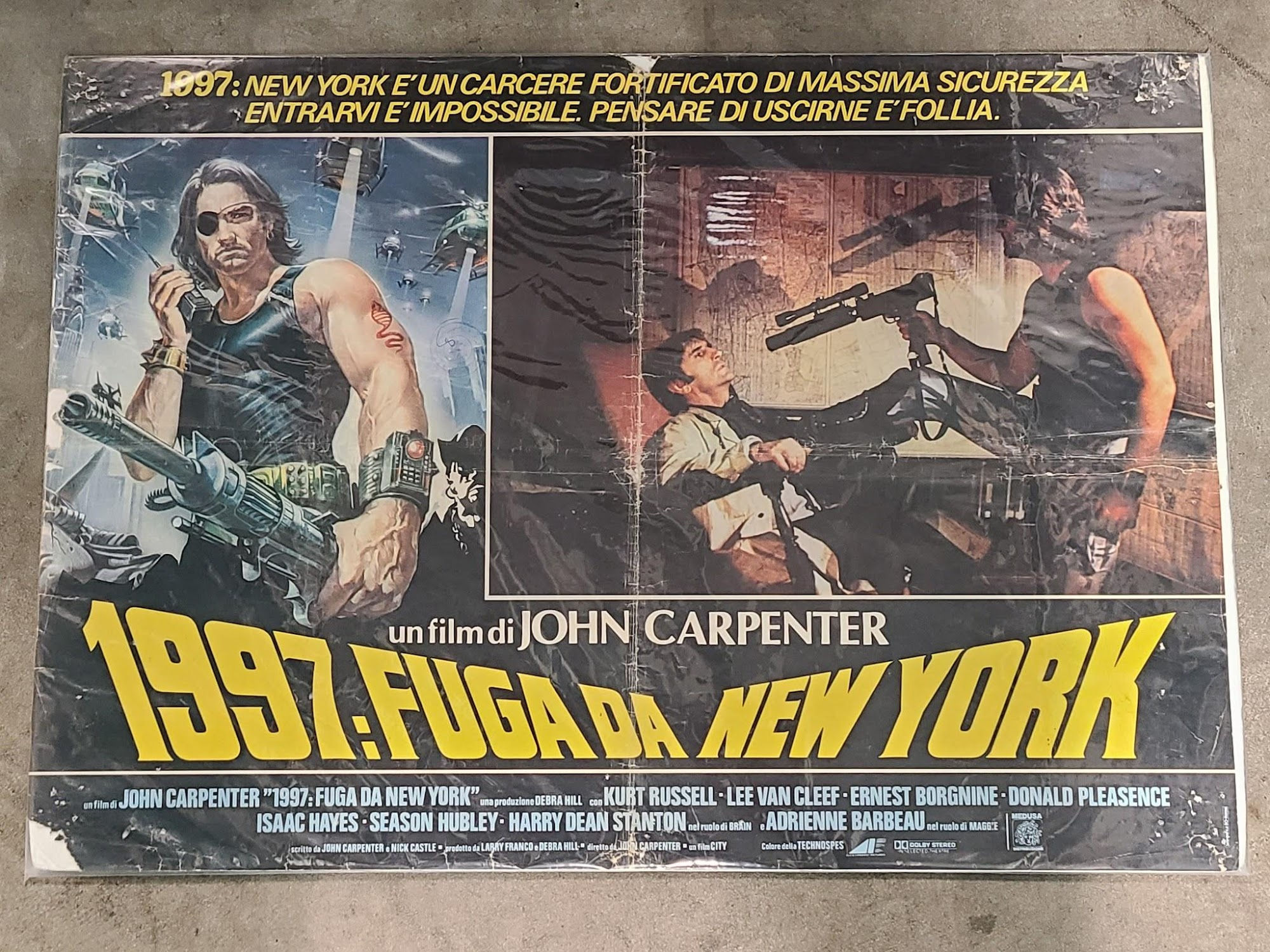 Escape From New York 1981 Fotobusta
