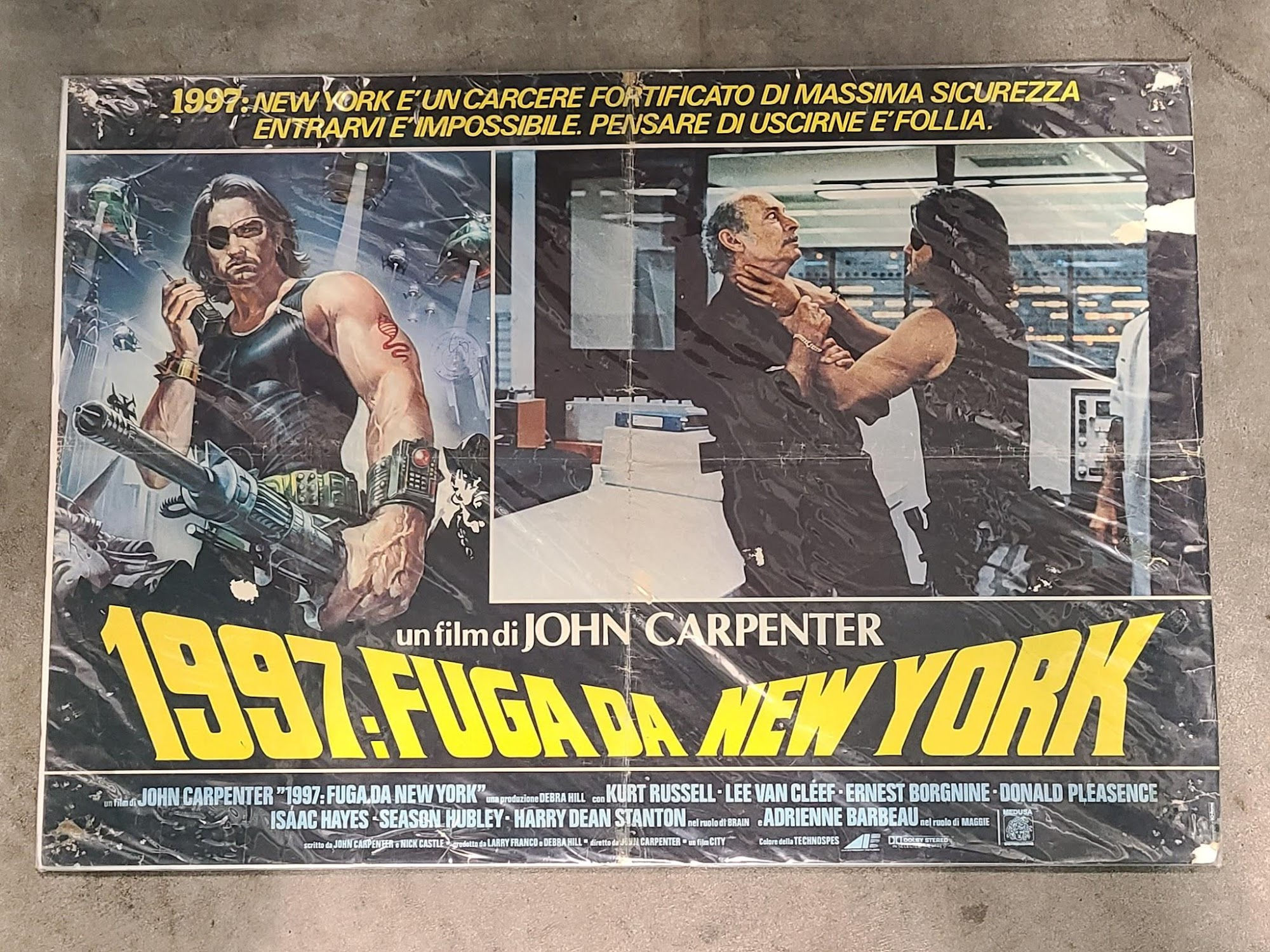 Escape From  New York 1981 Fotobusta