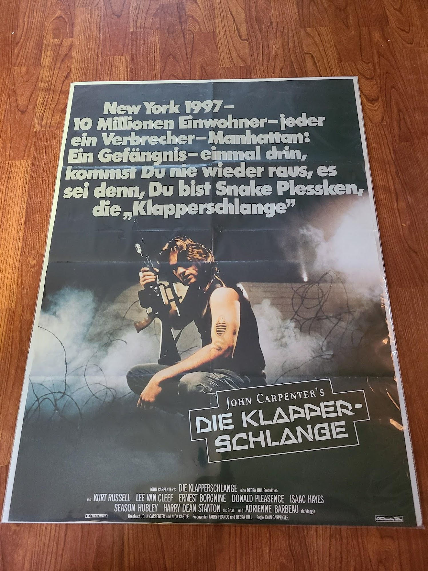 Escape From New York 1981 German