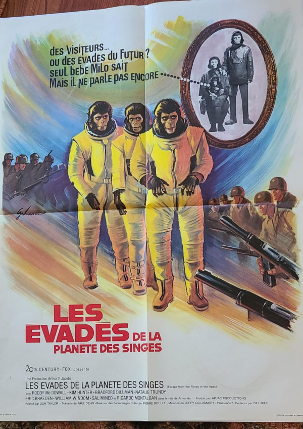 Escape From The Planet Of The Apes 1971 French