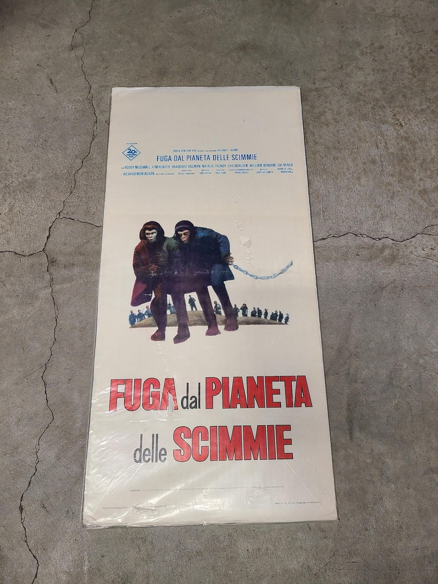 Escape From The Planet Of The Apes 1971 Locodina
