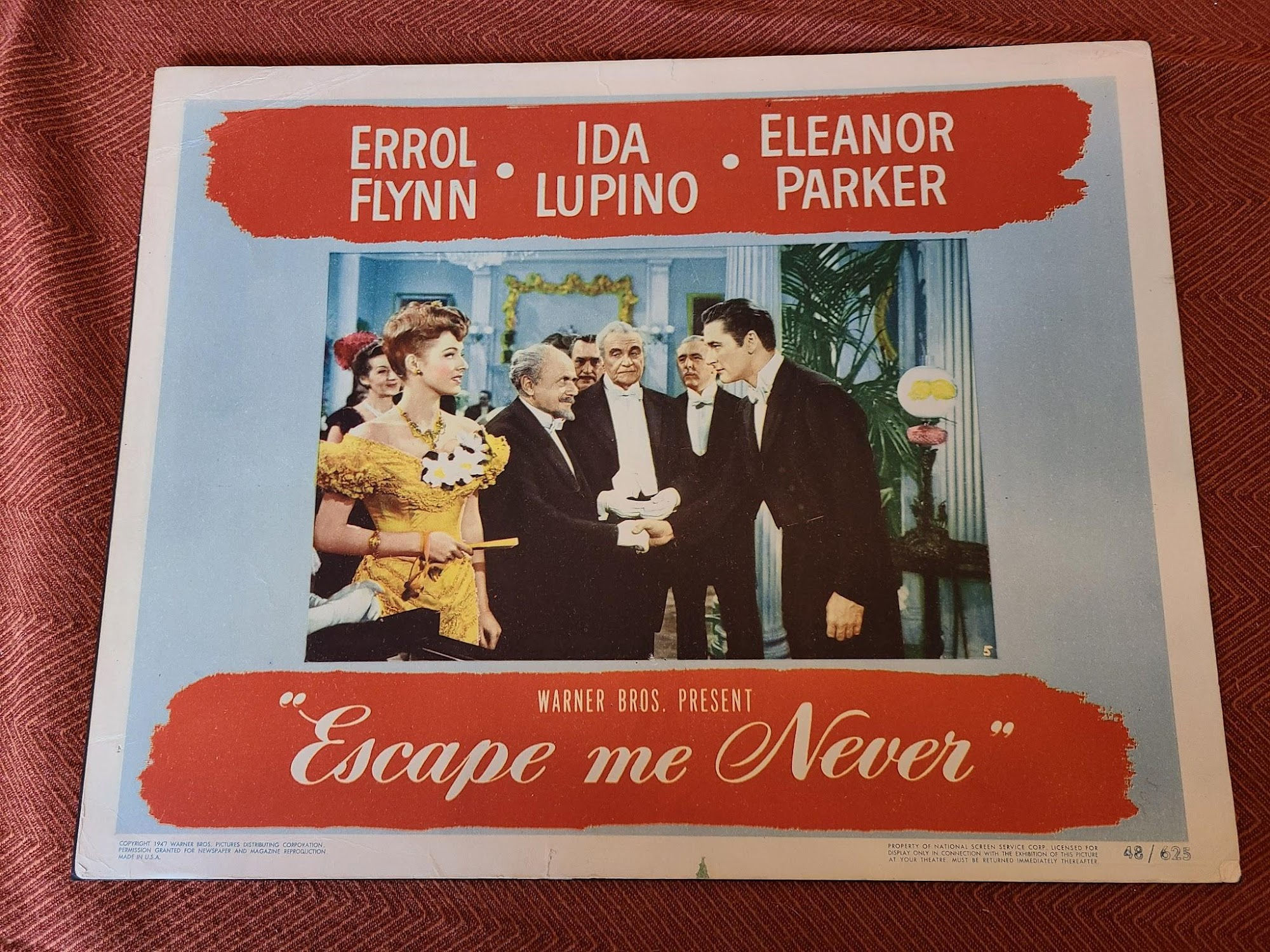 Escape Me Never 1947 General Lobby Cards