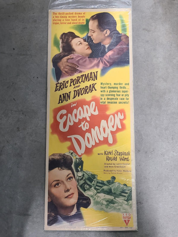 Escape To Danger 1943 Inserts