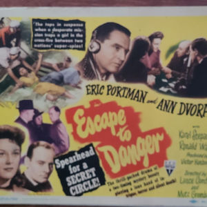 Escape To Danger 1943 Title Cards