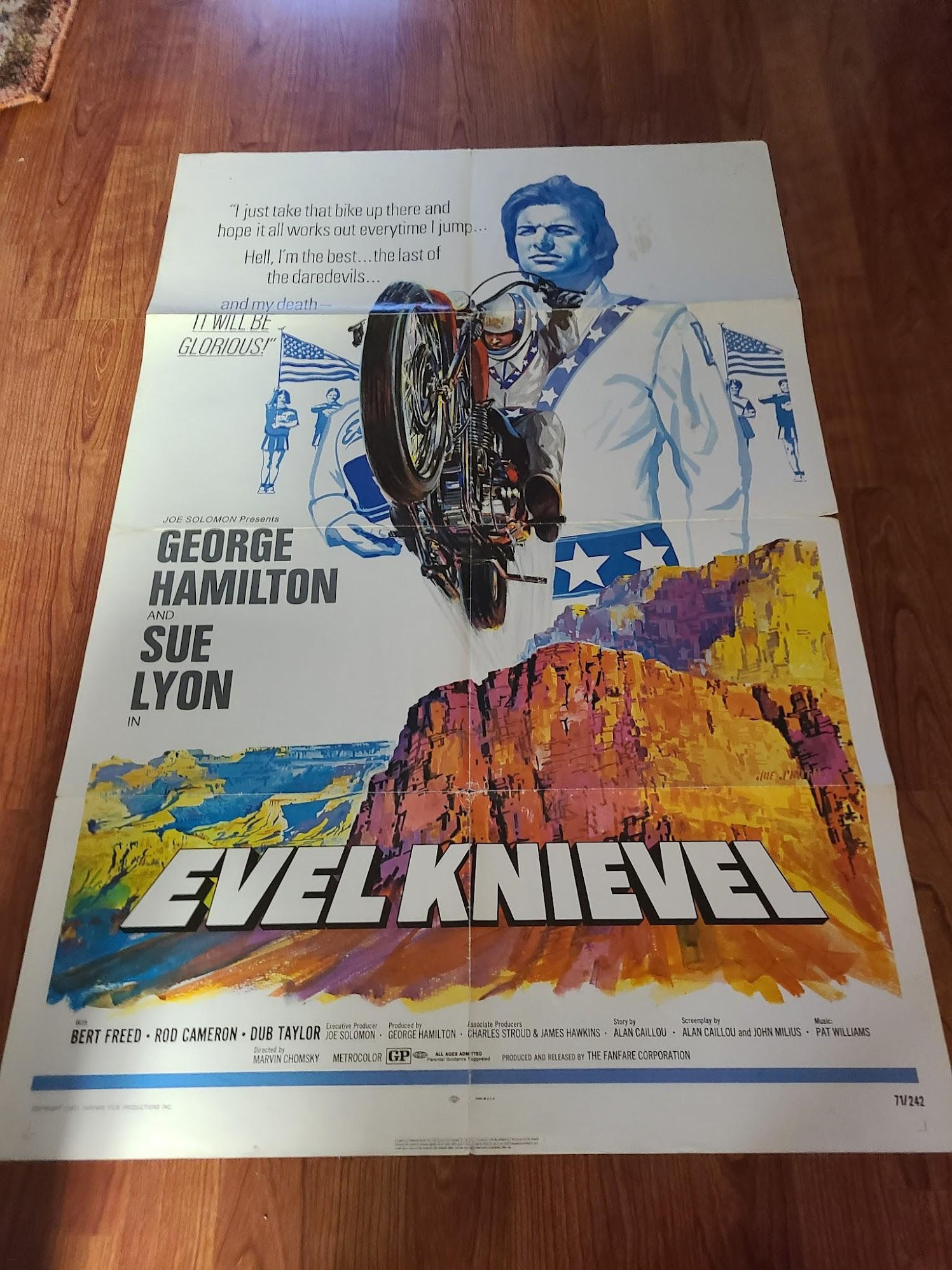 Evel Knievel 1971 1 Sheets/US