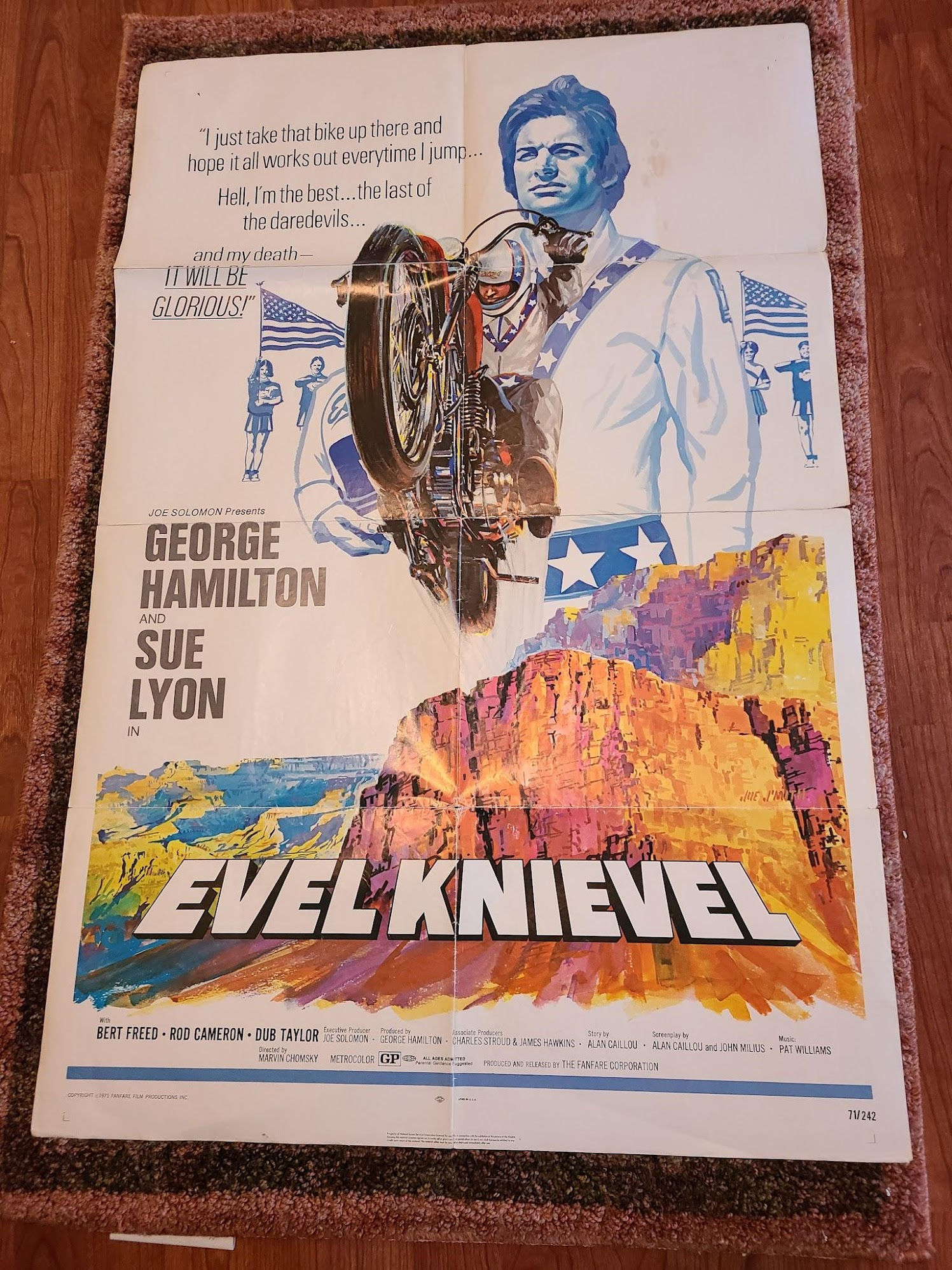 Evel Knievel 1971 1 Sheets/US