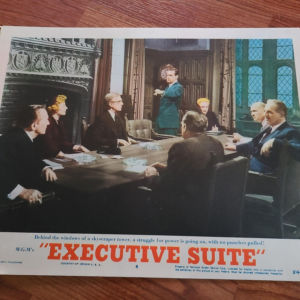 Executive Suite 1954 General Lobby Cards