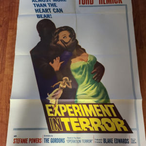 Experiment In Terror 1962 1 Sheets/US