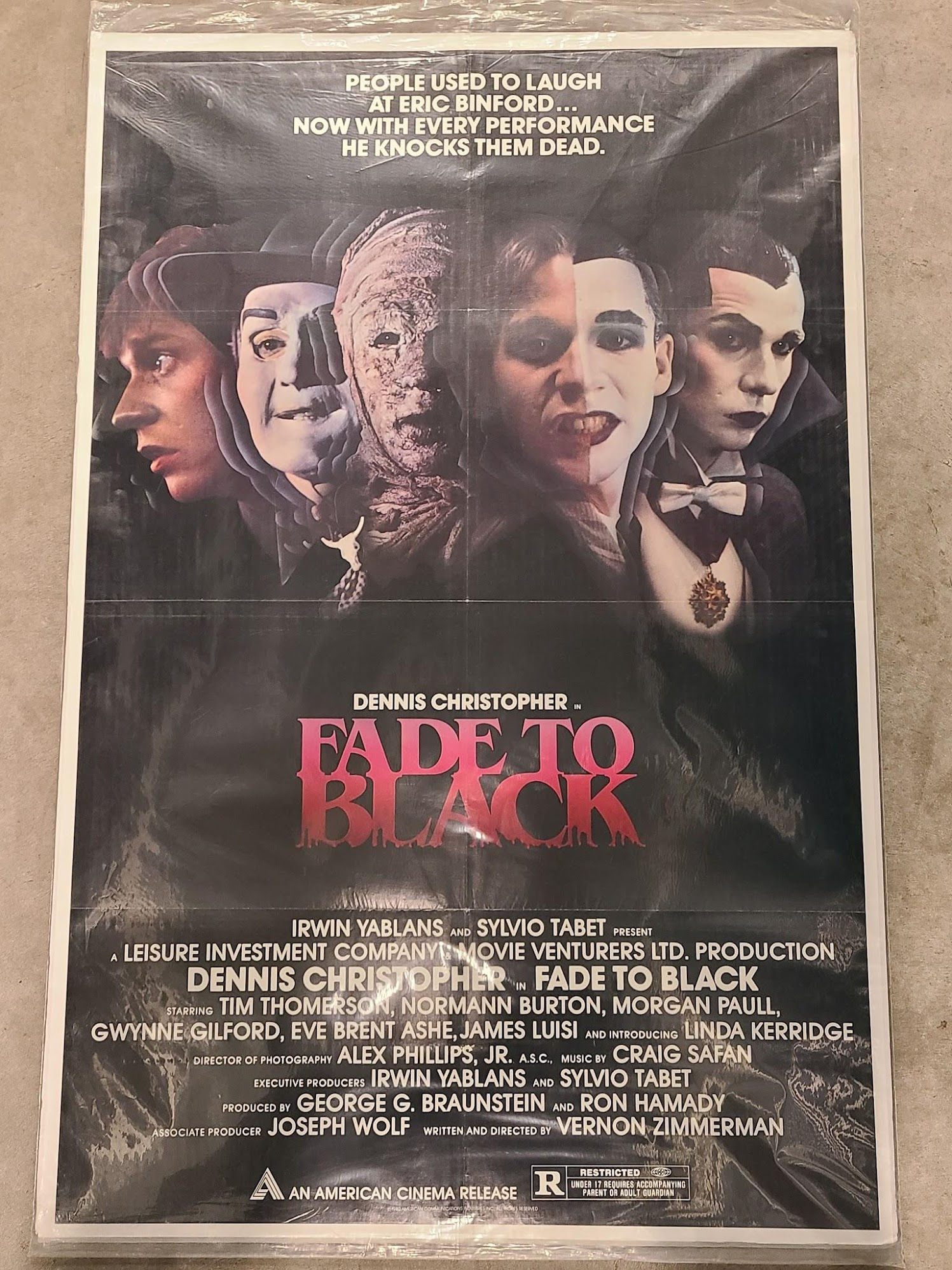Fade To Black 1980 1 Sheets/US