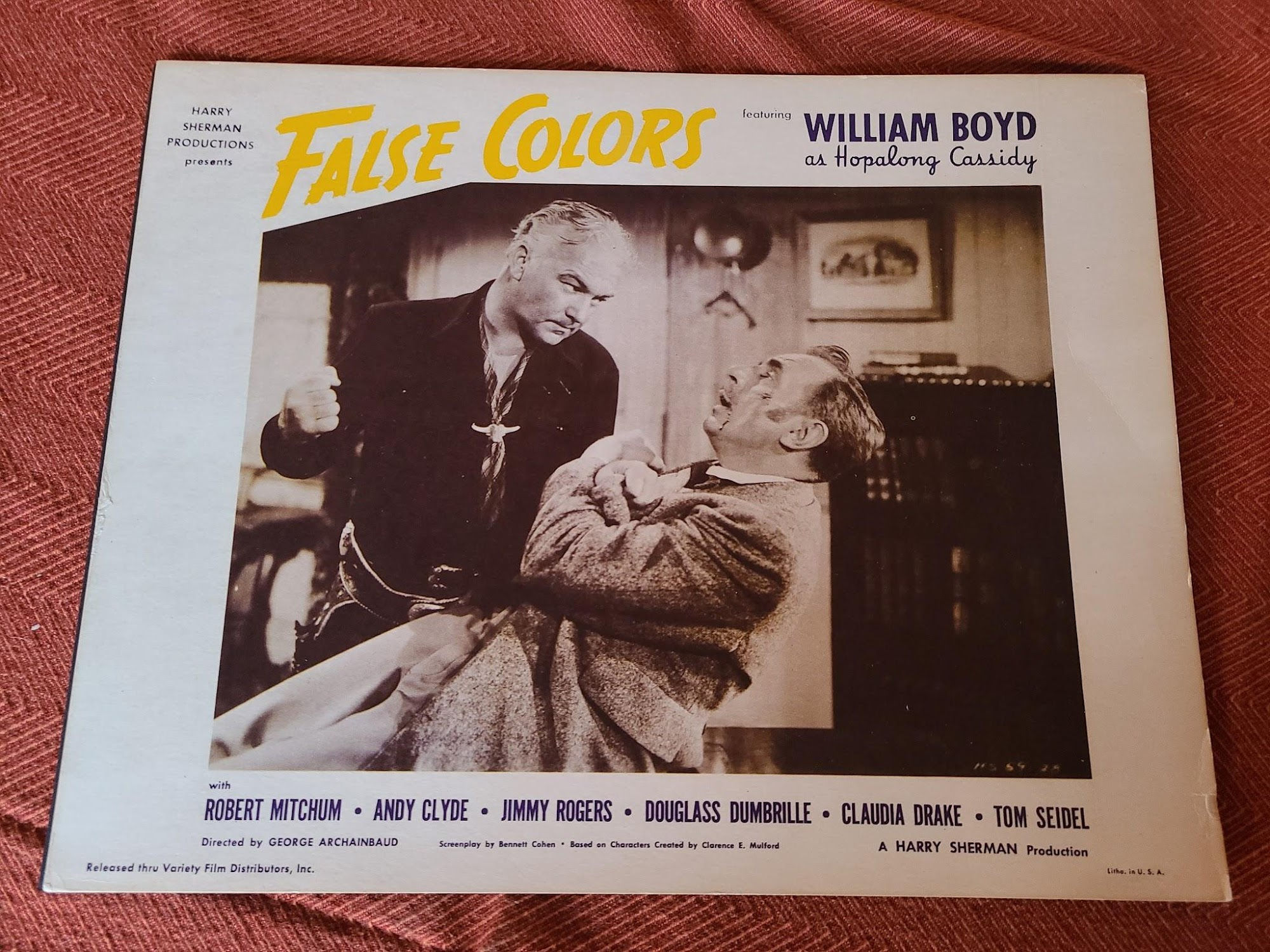 False Colors 1943 Western Lobby Cards