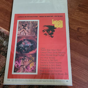 Fantastic Voyage 1966 Window Cards