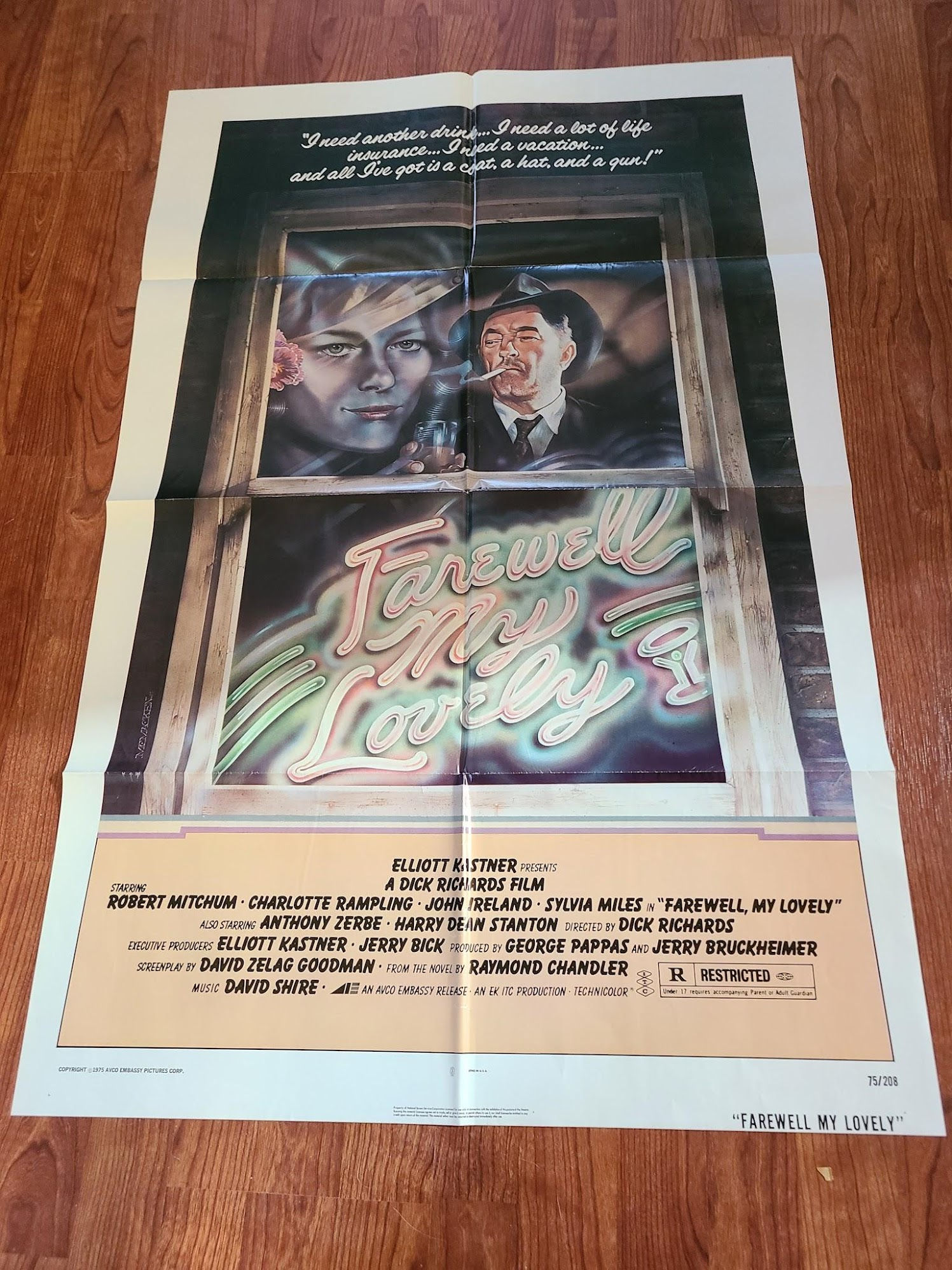 Farewell My Lovely 1975 1 Sheets/US