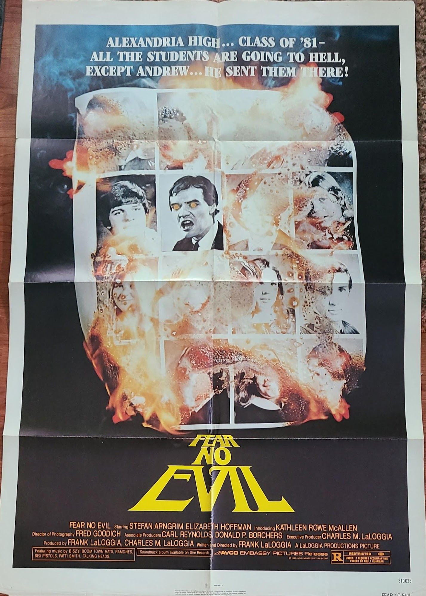Fear No Evil 1981 1 Sheets/US