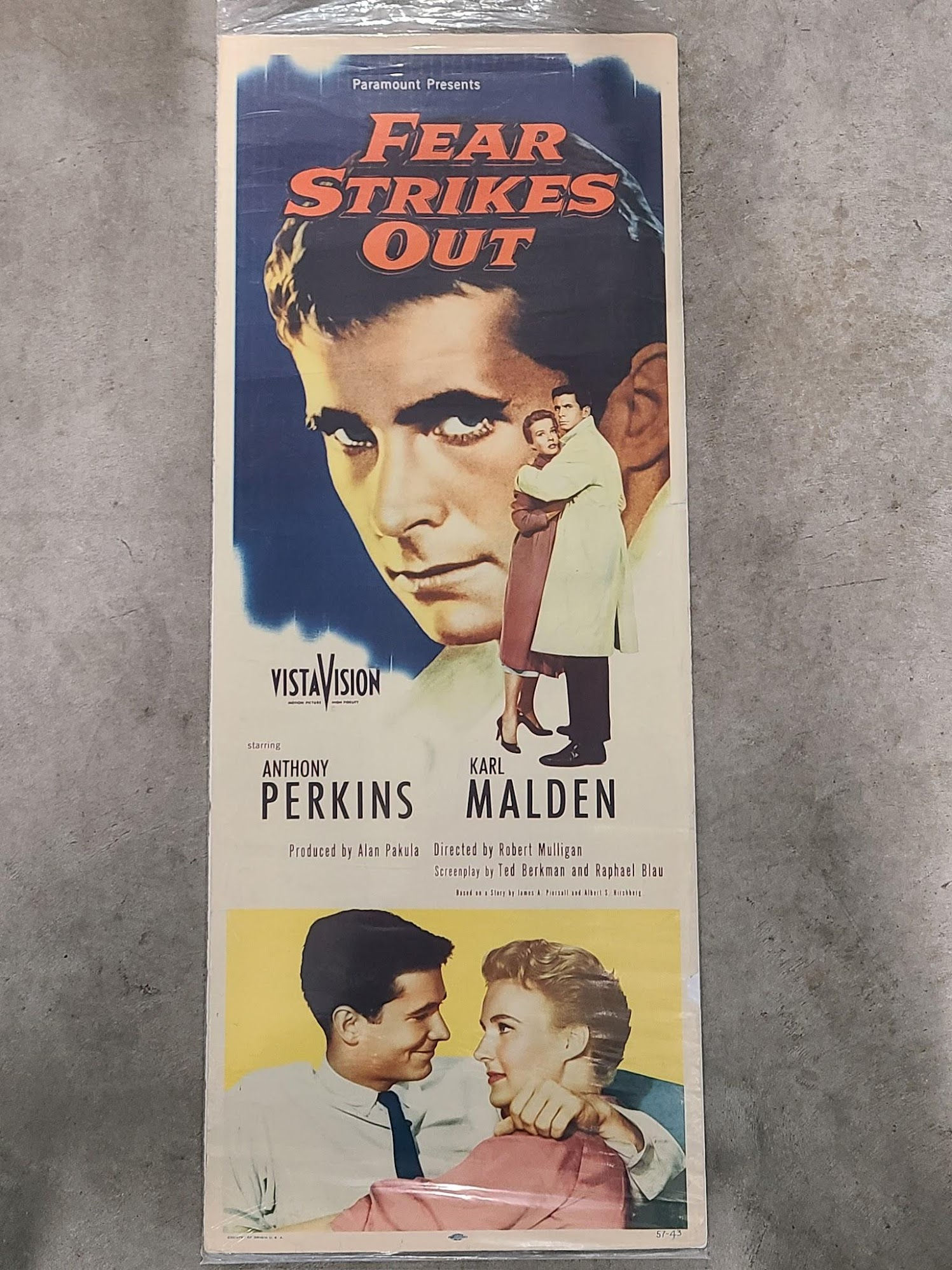 Fear Strikes Out 1957 Inserts