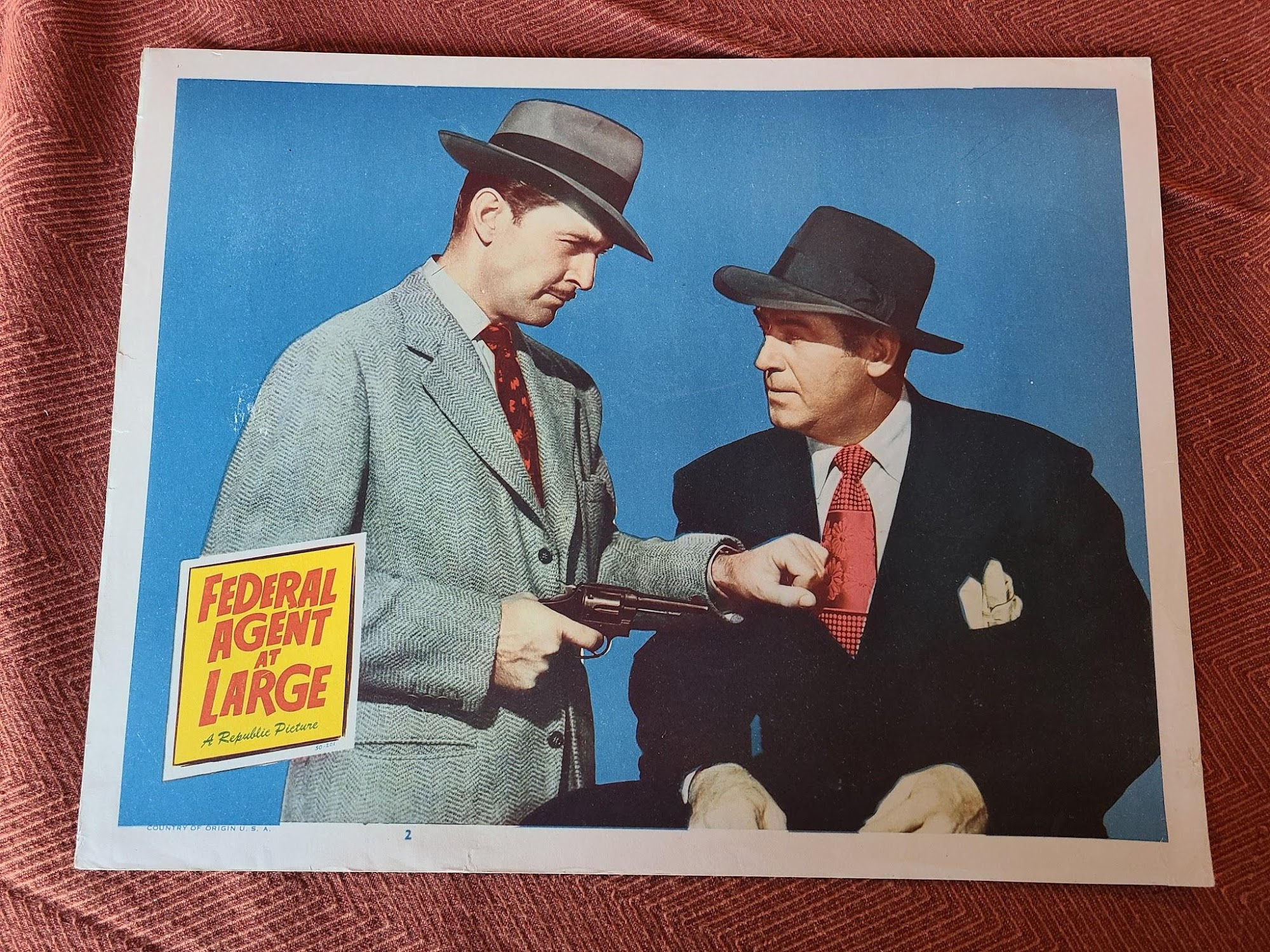 Federal Agent At large 1950 General Lobby Cards