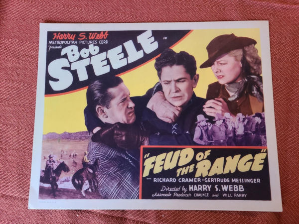 Feud Of The Range 1939 Western Lobby Cards