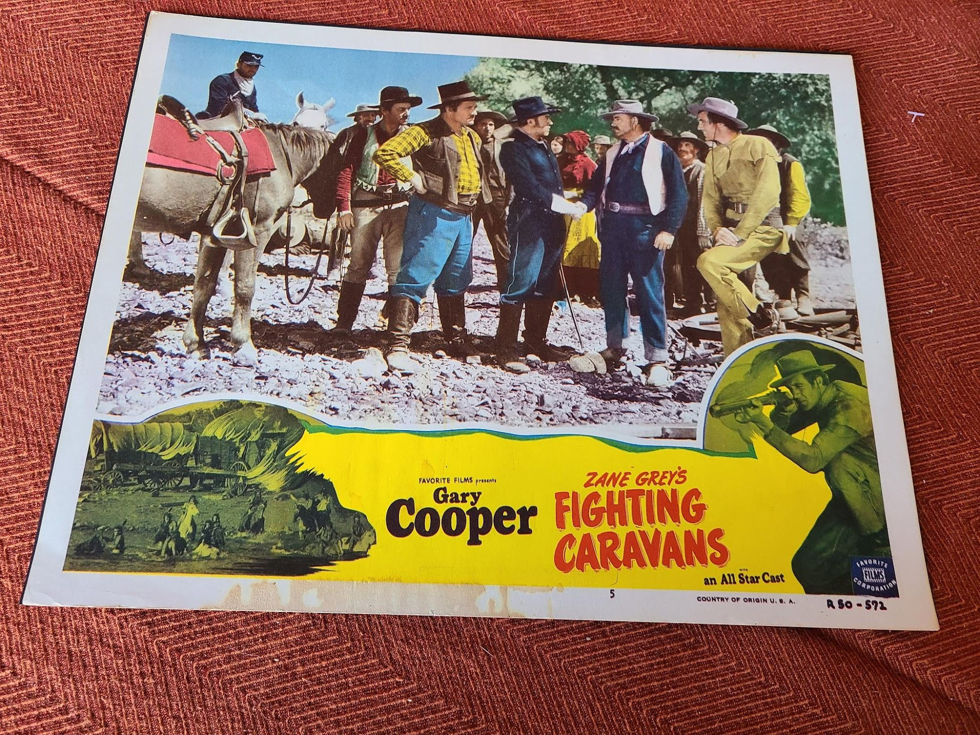 Fighting Caravans 1931 Western Lobby Cards