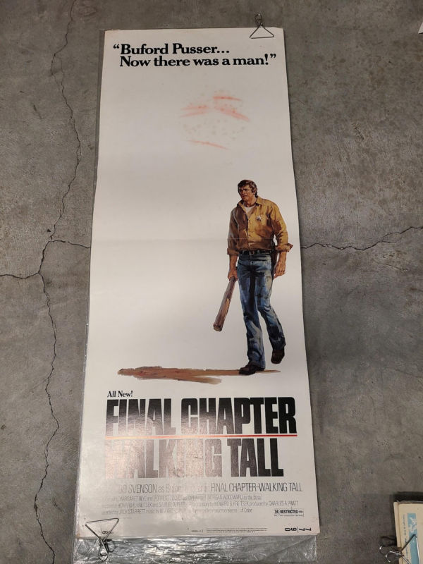 Final Chapter: Walking Tall 1977 Inserts