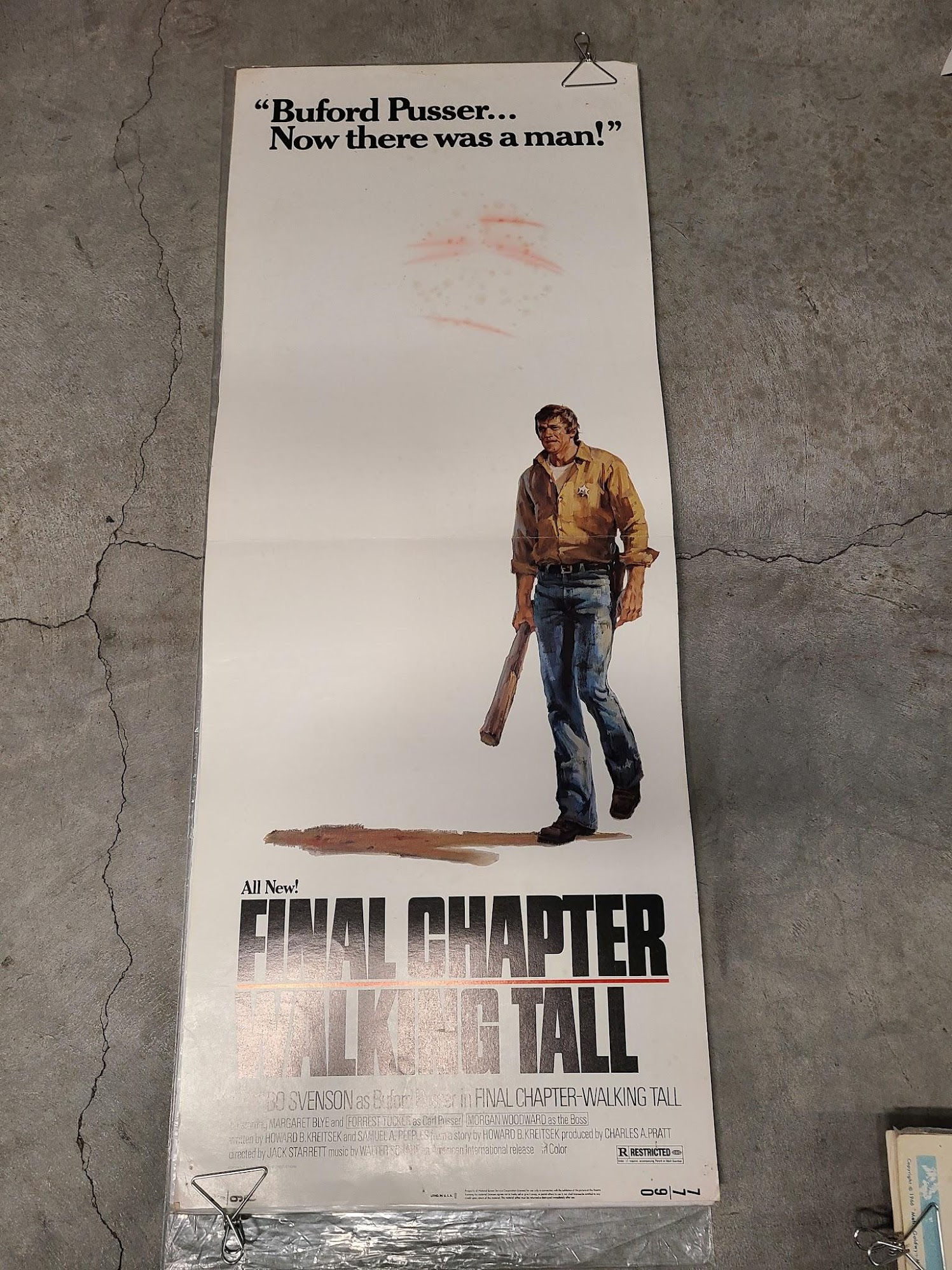 Final Chapter: Walking Tall 1977 Inserts
