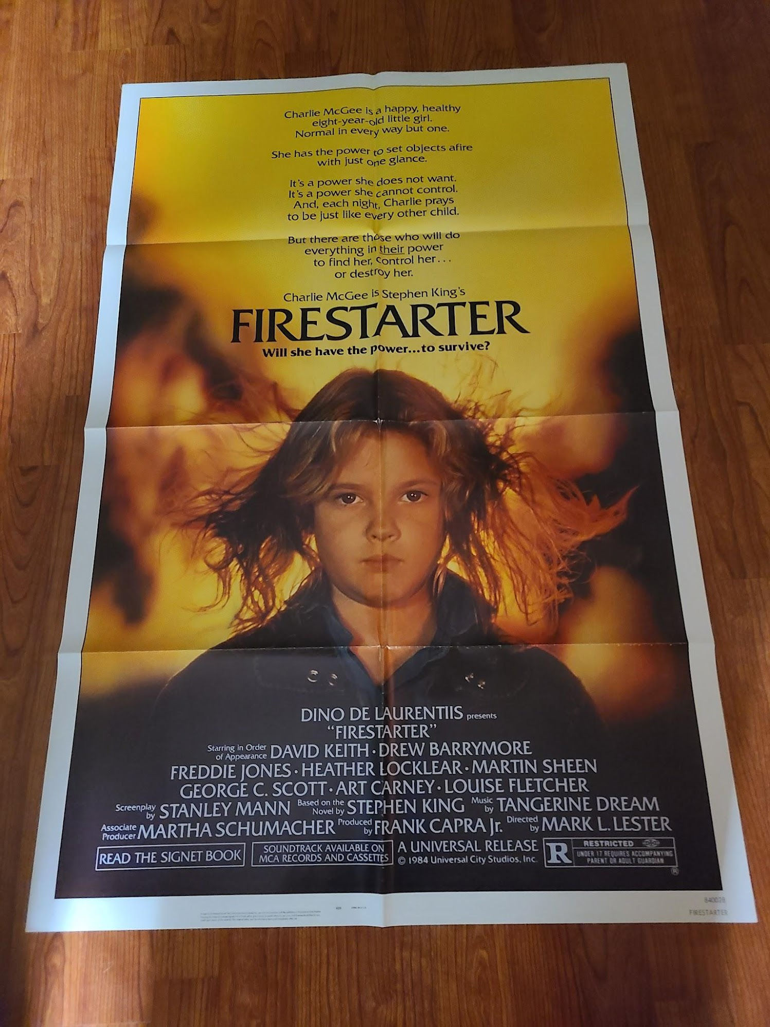 Firestarter 1984 1 Sheets/US