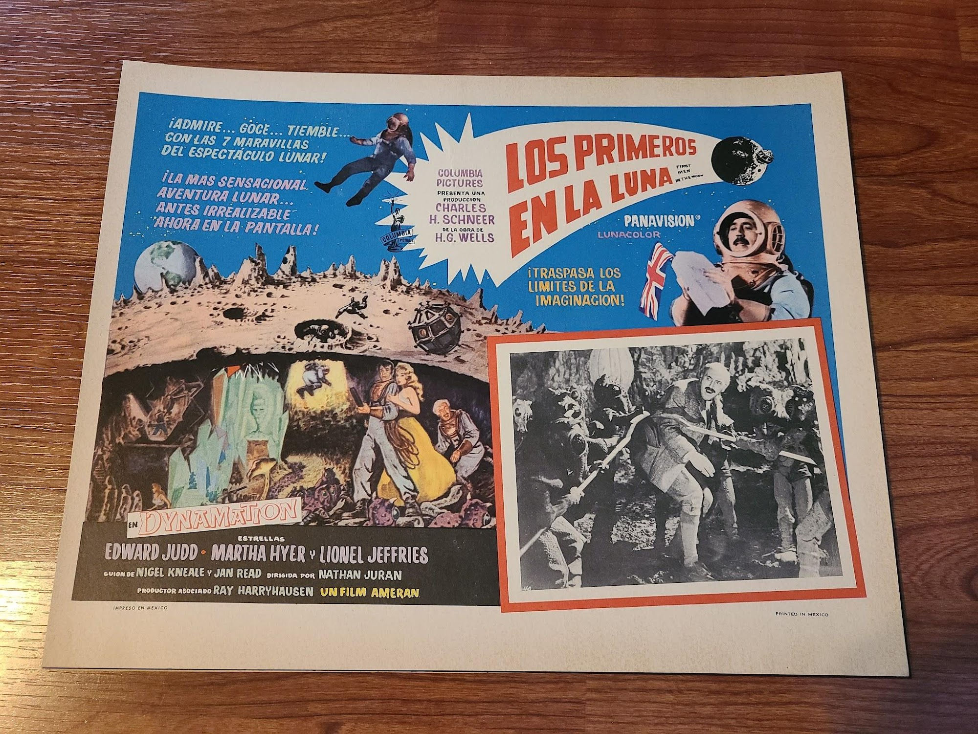 First Men In The Moon 1964 General Lobby Cards