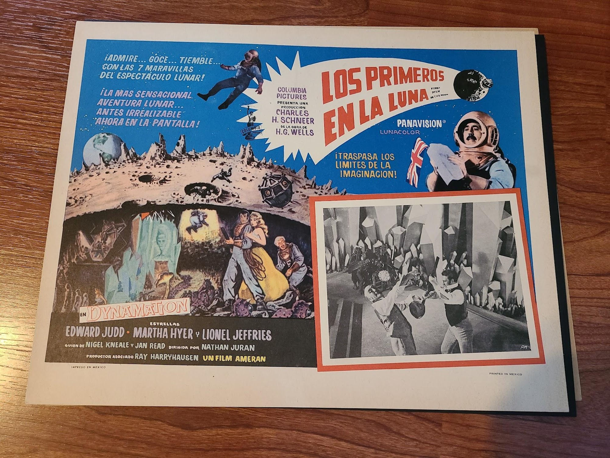 First Men In The Moon 1964 General Lobby Cards