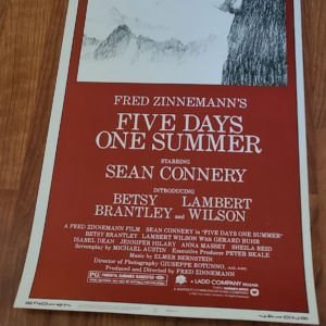 Five Days One Summer 1982 Inserts