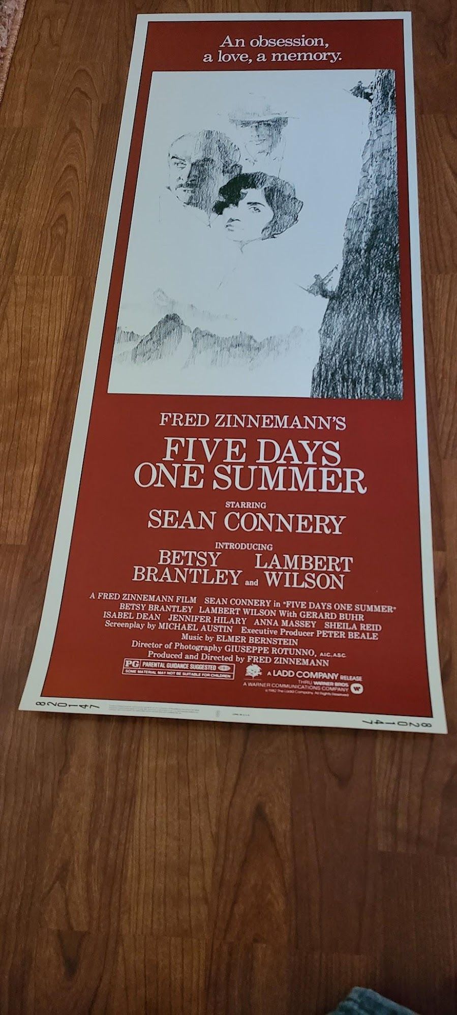 Five Days One Summer 1982 Inserts