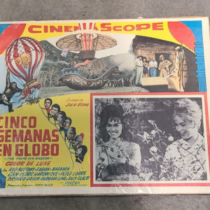 Five Weeks In A Balloon 1962 Mexican Lobby Cards
