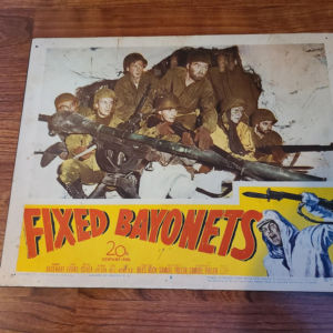 Fixed Bayonets 1951 Military/Aviation Lobby Cards