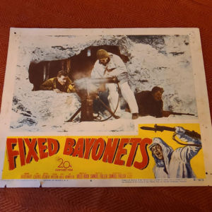 Fixed Bayonets 1951 Military/Aviation Lobby Cards
