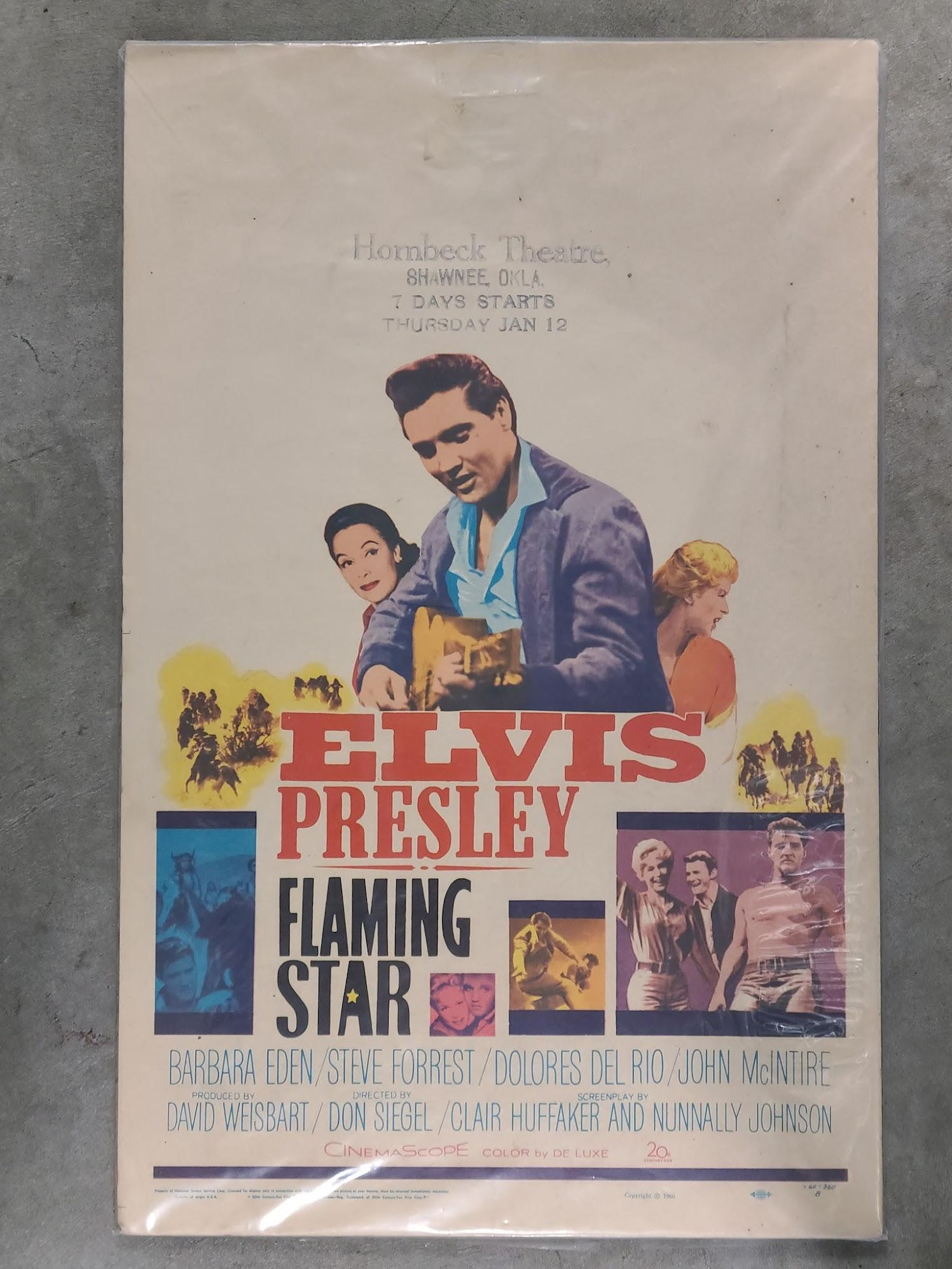 Flaming Star 1960 Window Cards