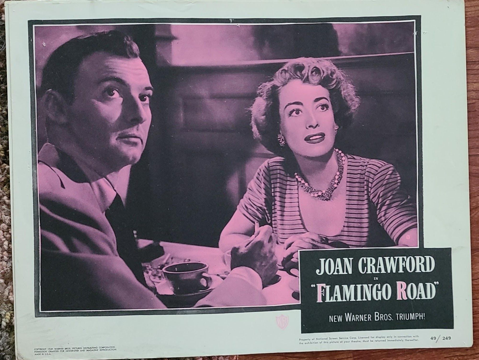 Flamingo Road 1949 General Lobby Cards