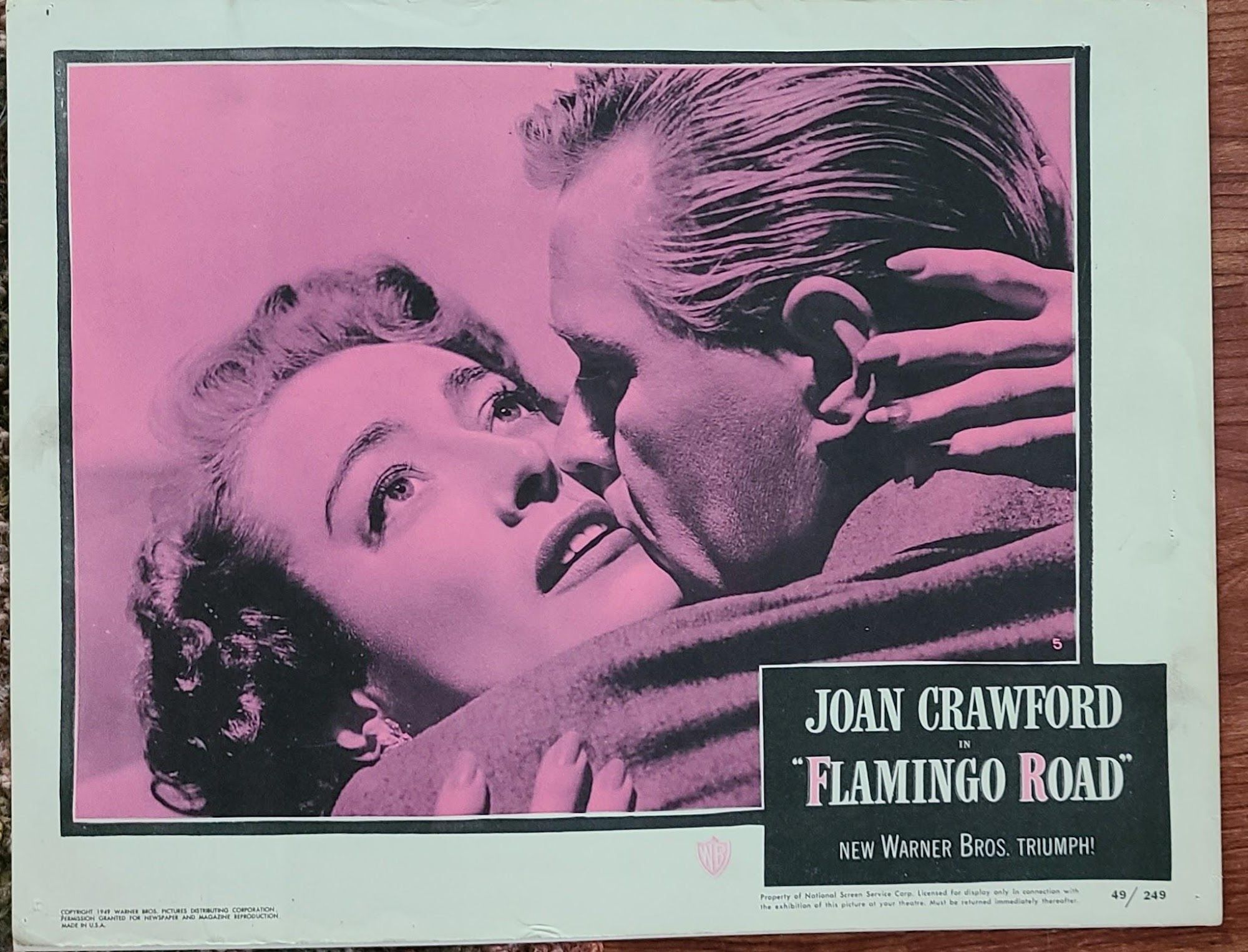 Flamingo Road 1949 General Lobby Cards
