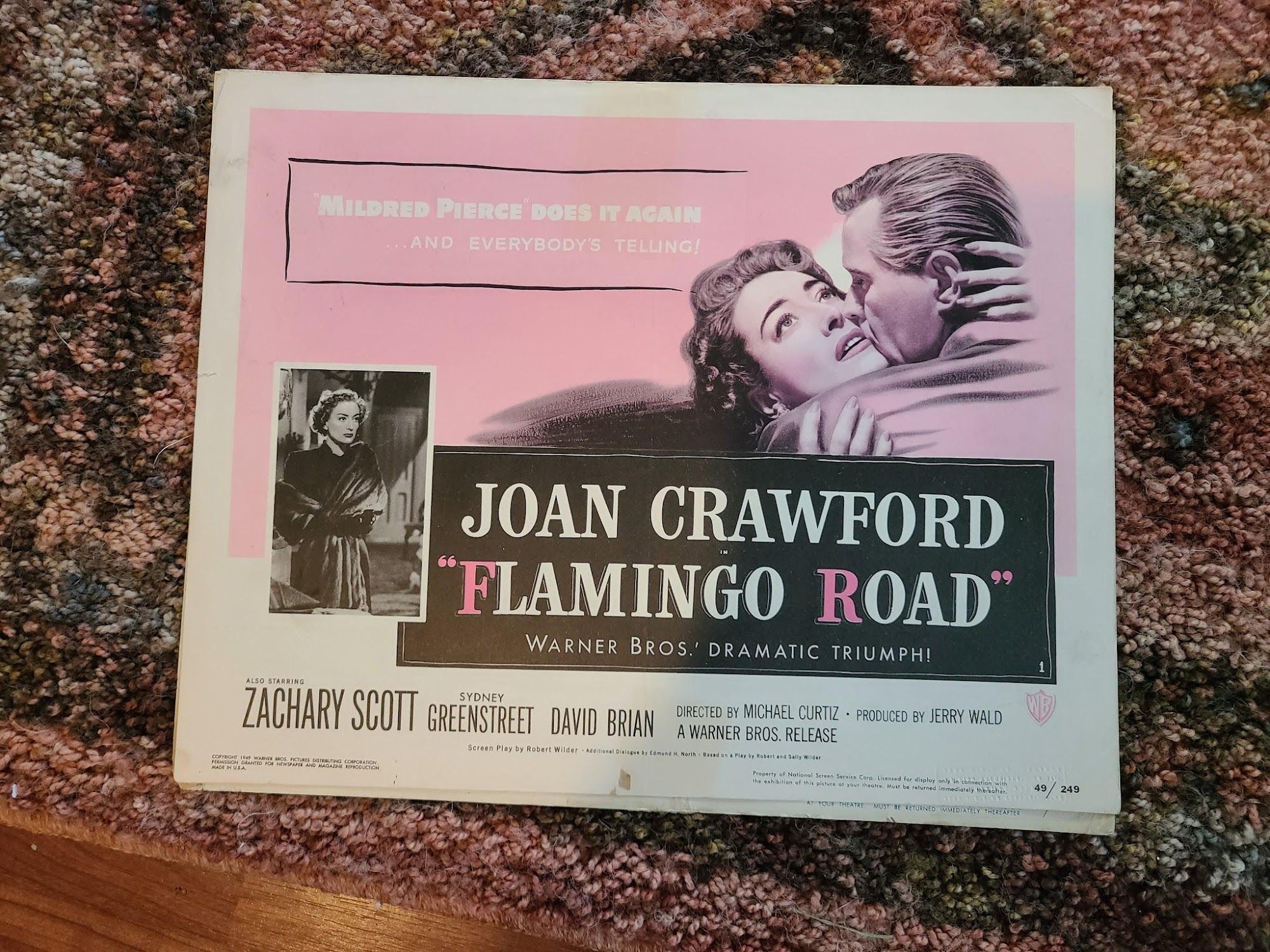 Flamingo Road 1949 Title Cards
