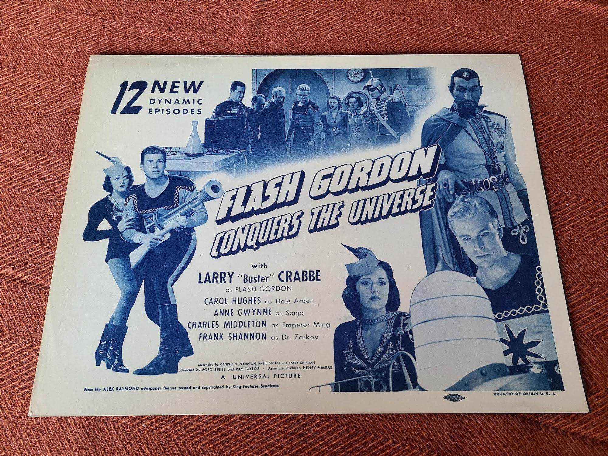 Flash Gordon Conquers The Universe 1940 Scifi/Horror