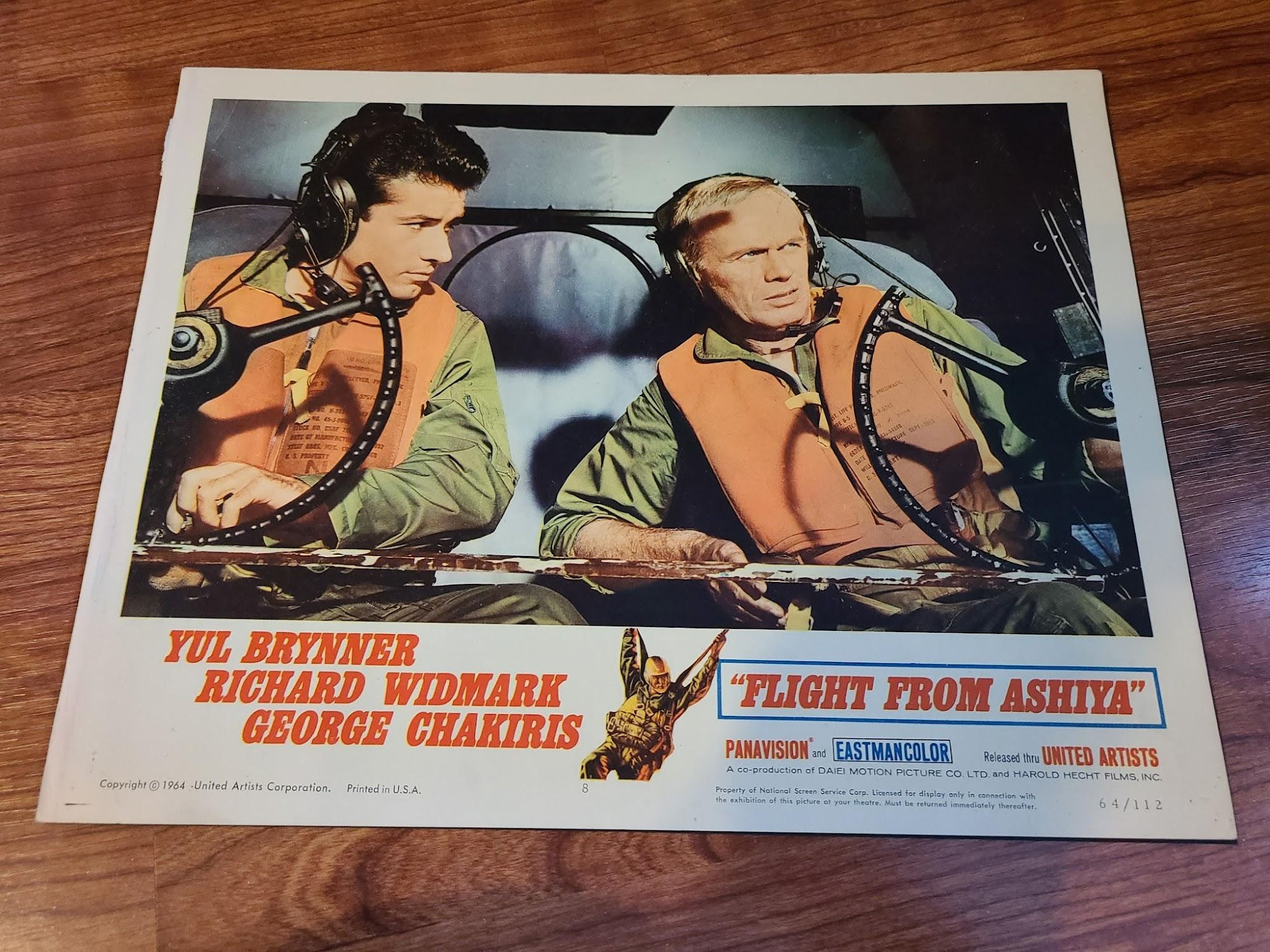 Flight From Ashiya 1964 Military/Aviation Lobby Cards