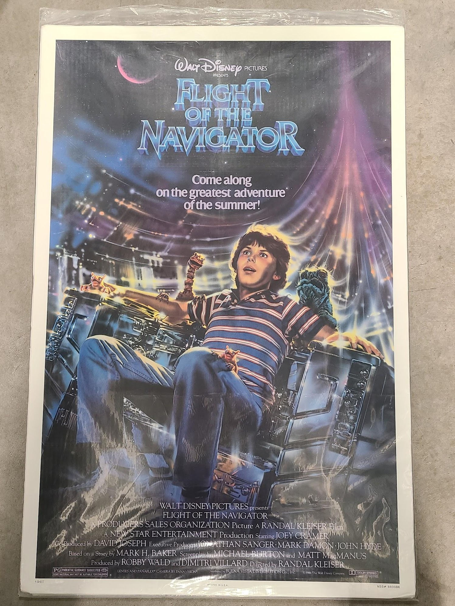 Flight Of the Navigator 1986 1 Sheets/US