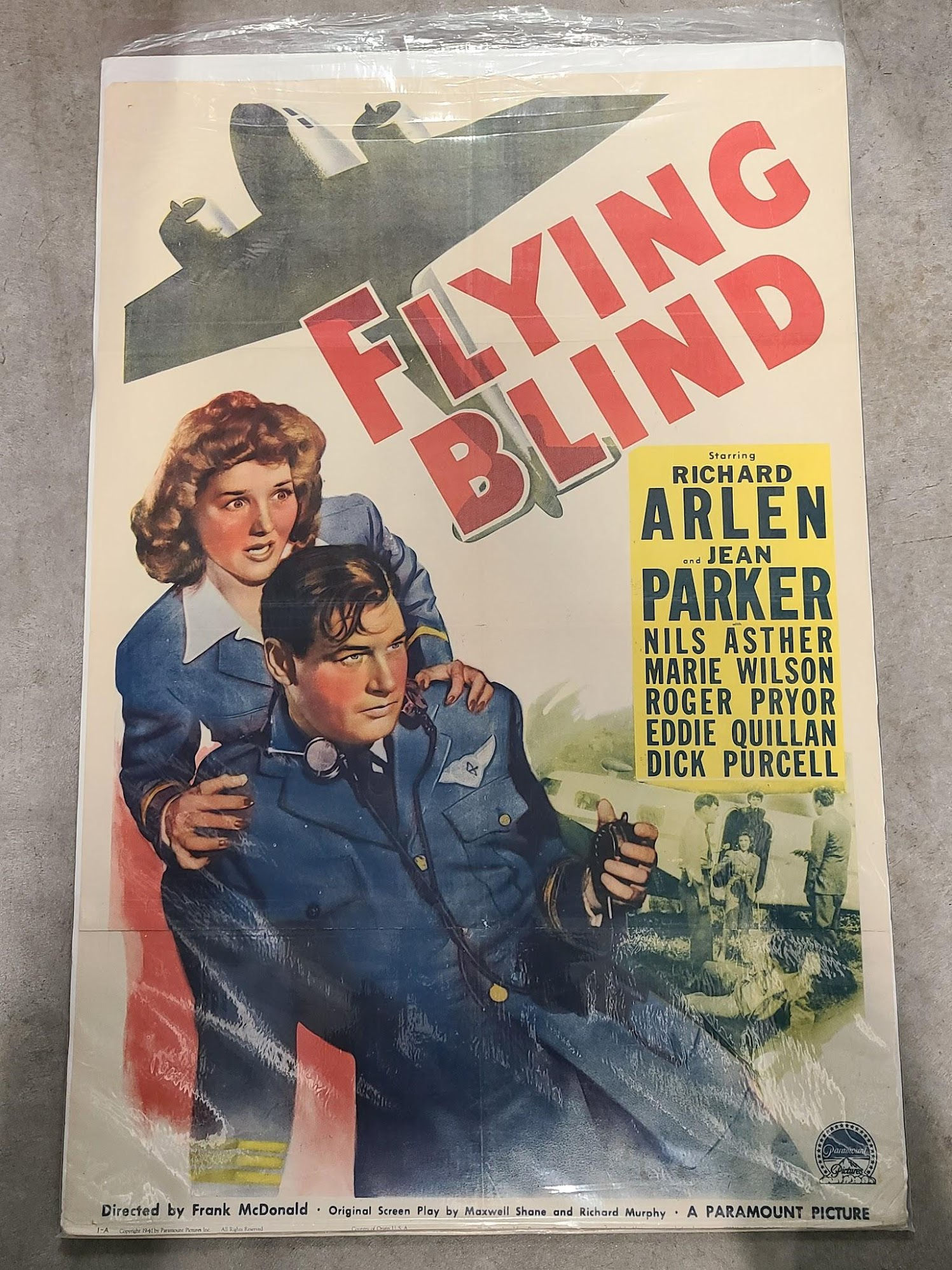 Flying Blind 1941 1 Sheets/US
