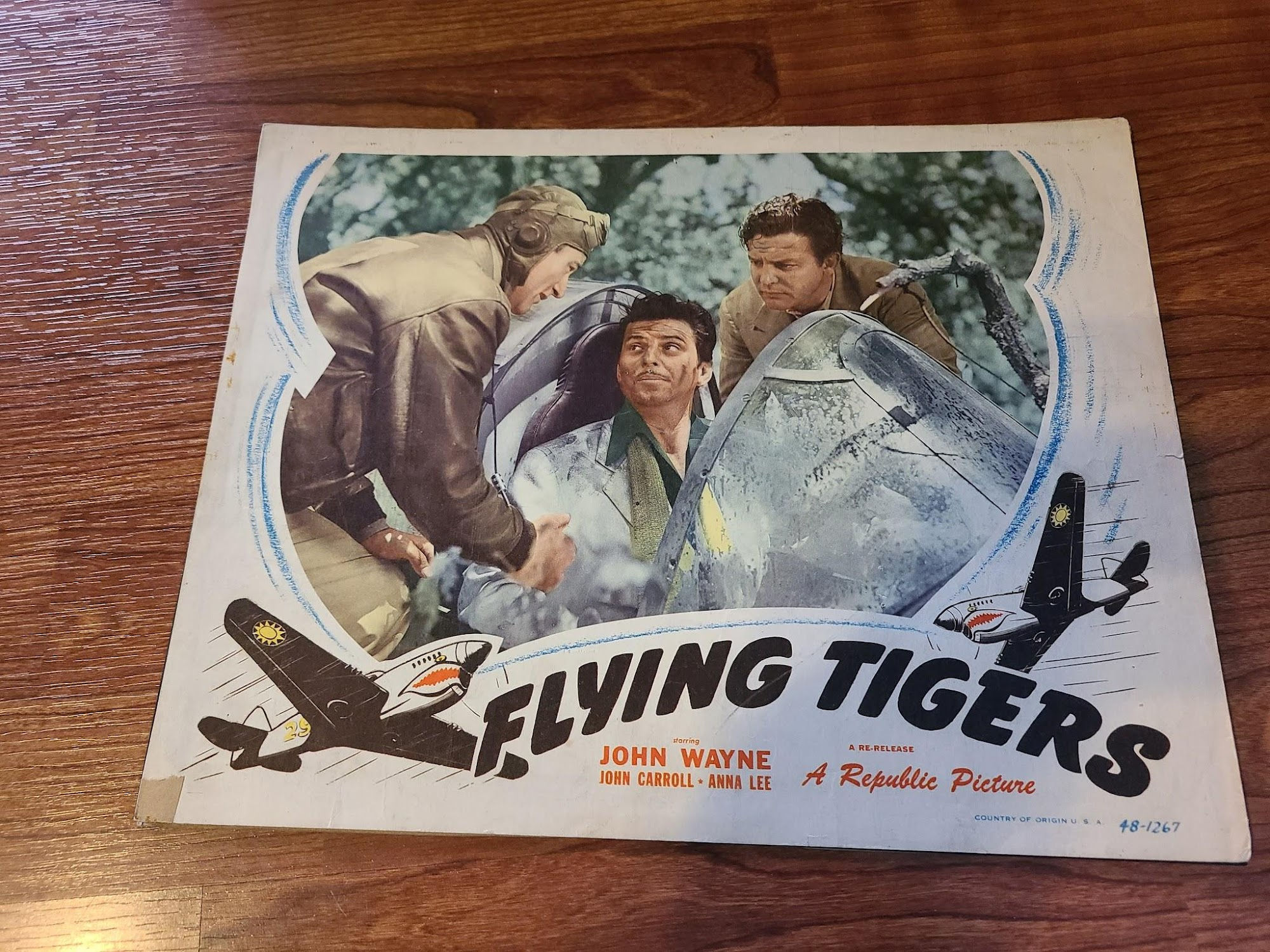 Flying Tigers 1942 Military/Aviation Lobby Cards